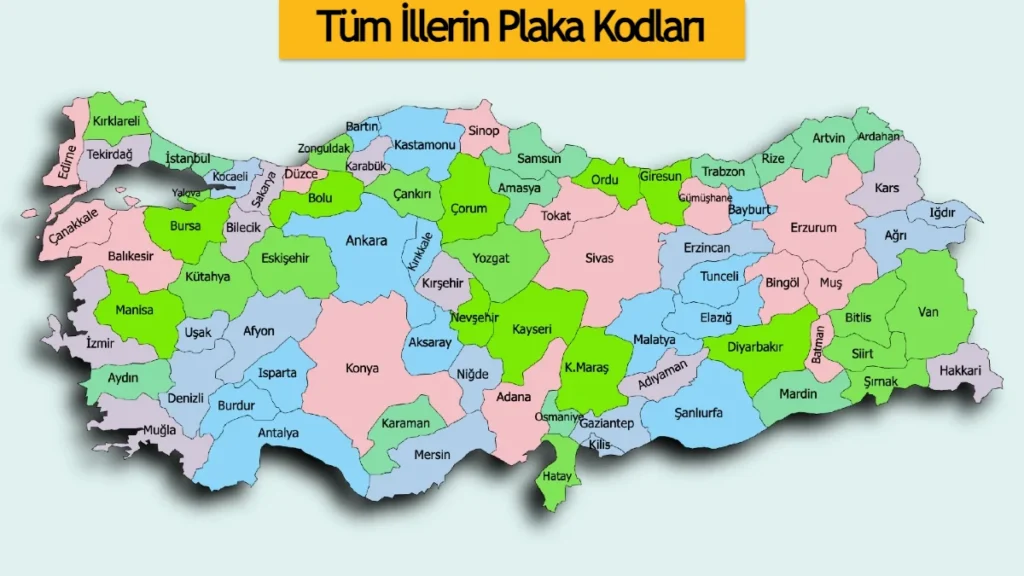 İl Plaka Kodları – Nerenin Plakası? İl Plaka Kodları – Nerenin Plakası?